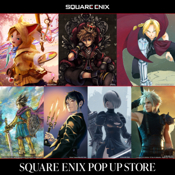 ที่จัดงานในฮิโรชิม่า SQUARE ENIX POP UP STORE