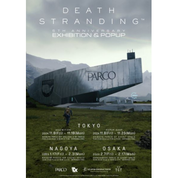 KOJIMA PRODUCTIONS วาตู PARCO " DEATH STRANDING 5th Anniversary Exhibition & Popup" (ที่จัดงานนาโกยา)