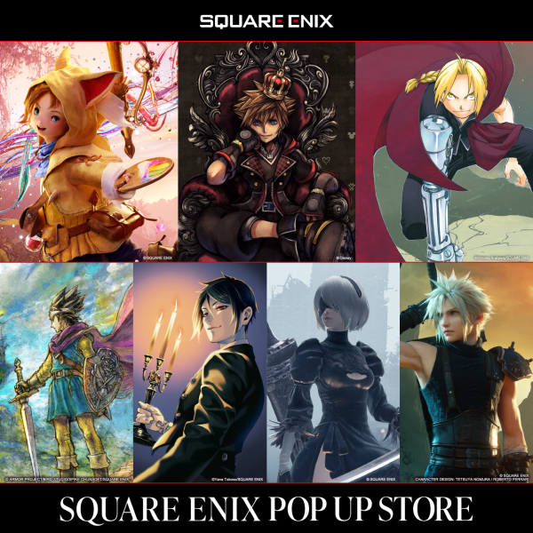 ที่จัดงาน SQUARE ENIX POP UP STORE อิเคะบุคุโระ