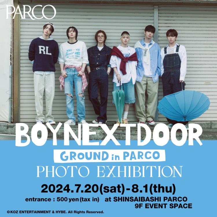 BOYNEXTDOOR GROUND IN PARCO -PHOTO EXHIBITION-